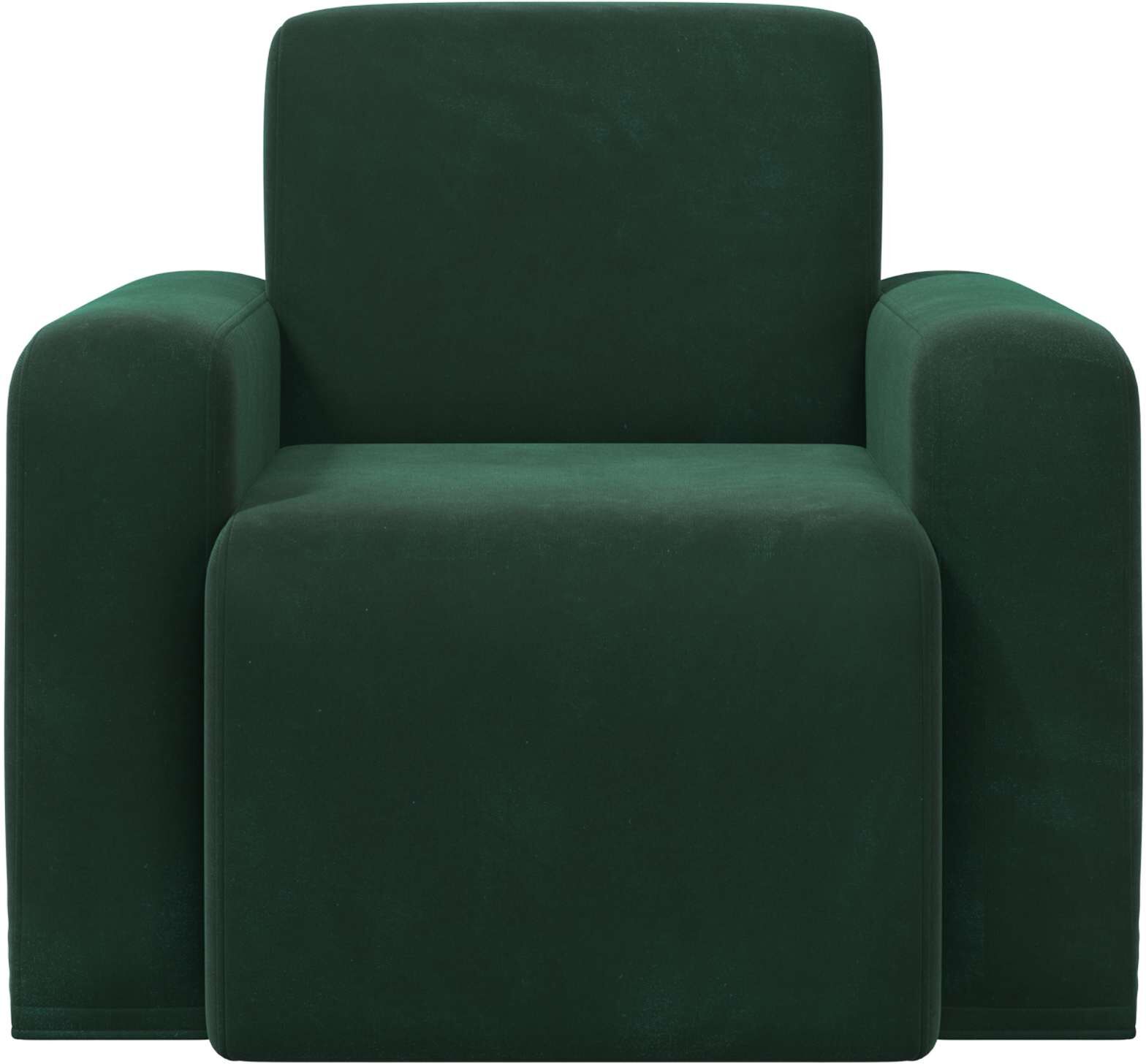 vidaXL Fauteuil Vert foncé Velours