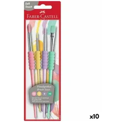 Faber-Castell, Pinsel, Pinsel 4 Stücke Kuchen (10 Stück)