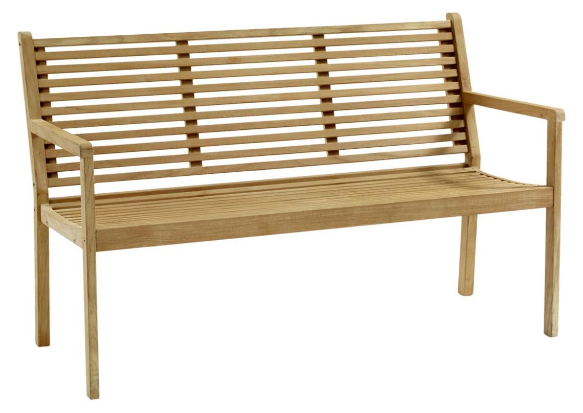 Bank Canberra 140 x 87 x 65 cm Teakholz Natur