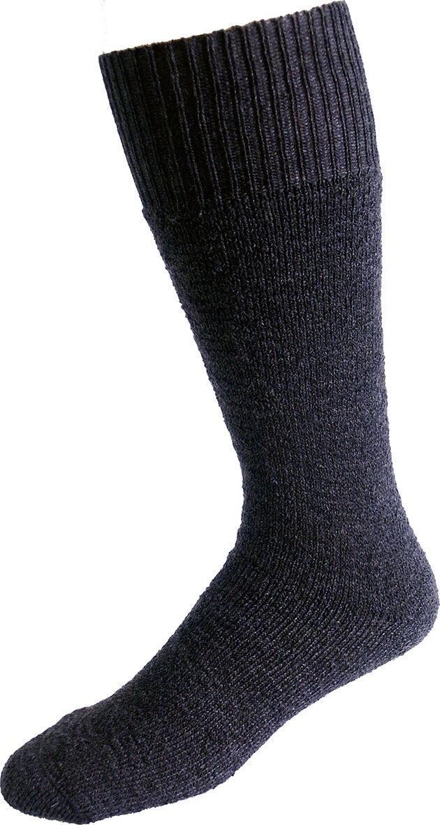 Arbeitssocken NORDPOL "Socken 3 Paar Vollplüsch-Strumpf lang 7050 grau 70% Wolle / 30% Polyester" Gr. 45, grau, Socken, Herren, 45, Obermaterial: 70% Wolle WO. 30% Polyester PES., Arbeitssocken
