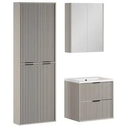 Vicco, Badmöbelset, Badmöbel-Set Ruford, Cashmere, 4 Teile