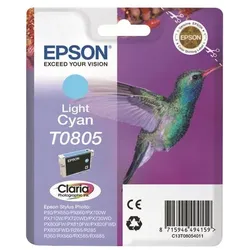 Original Epson Tintenpatrone C13T08054011 / T0805 Photo Cyan