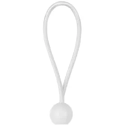 Spanngummi mit Kugel 0,5x20cm weiss Bradas BCB-0520WH-L