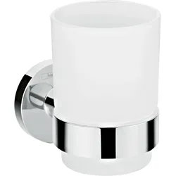 hansgrohe Logis UNIVERSAL Zahnputzbecher, chrom/mattglas, 41718000