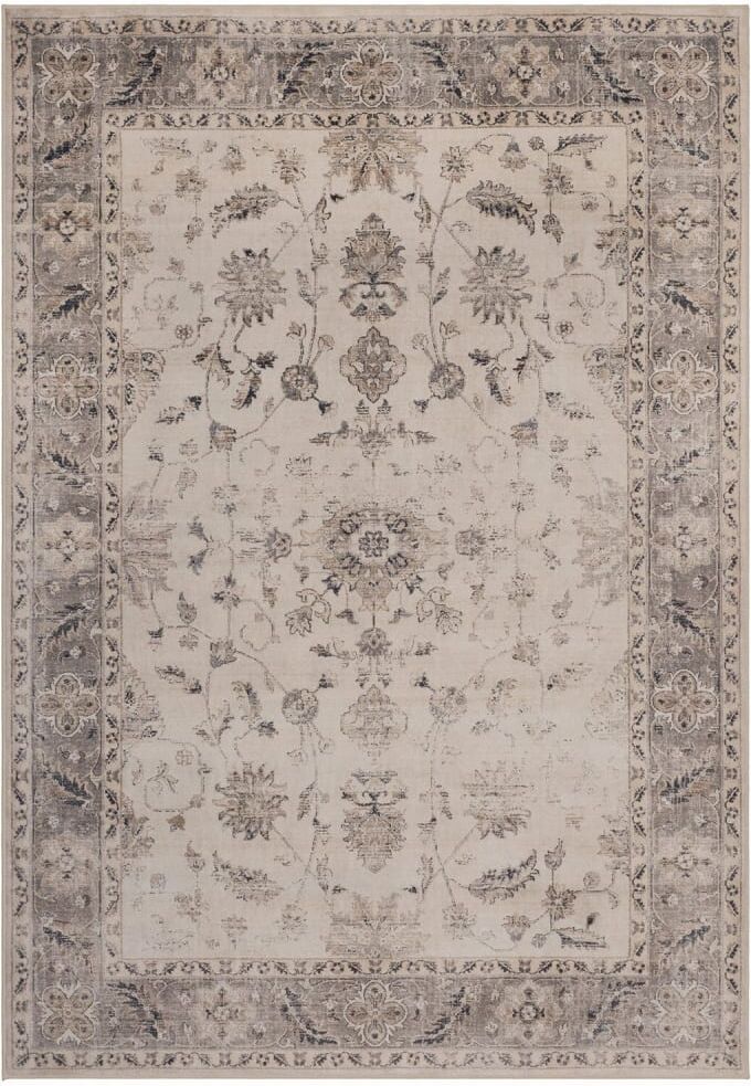 STUDIO DECO Tapis vintage rosace lavable en machine beige 140x200cm Beige 200x0x140cm