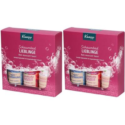 Kneipp Geschenkset Schaumbad Lieblinge 2x 2x3x100 ml Bad