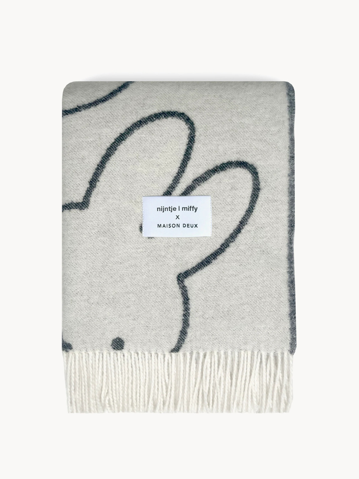 Maison Deux Wollen plaid Miffy