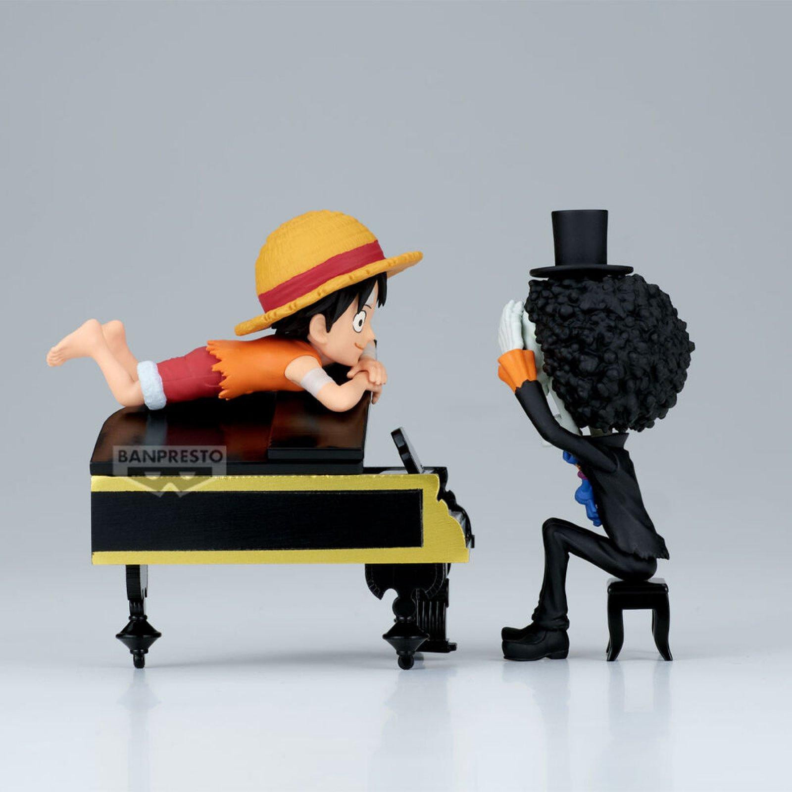 Banpresto One Piece Figuur Monkey D. Luffy & Brook Grand Line