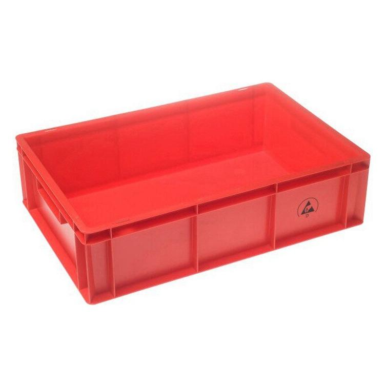 Wolfgang Warmbier Lagerbehälter IDP-STAT, ESD, 600 x 400 x 120 mm, rot (5311.R.24)