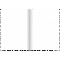 RNK Notizbuch 'black & white Collier' A5 dotted 96 Blatt