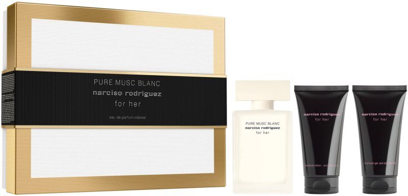 narciso rodriguez for her PURE MUSC BLANC coffret cadeau pour femme