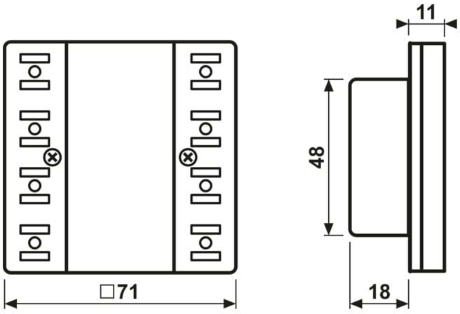 Jung Module contrôleur de pièce KNX compact 4 voies LS 5194 KRM TS D (LS5194KRMTSD)