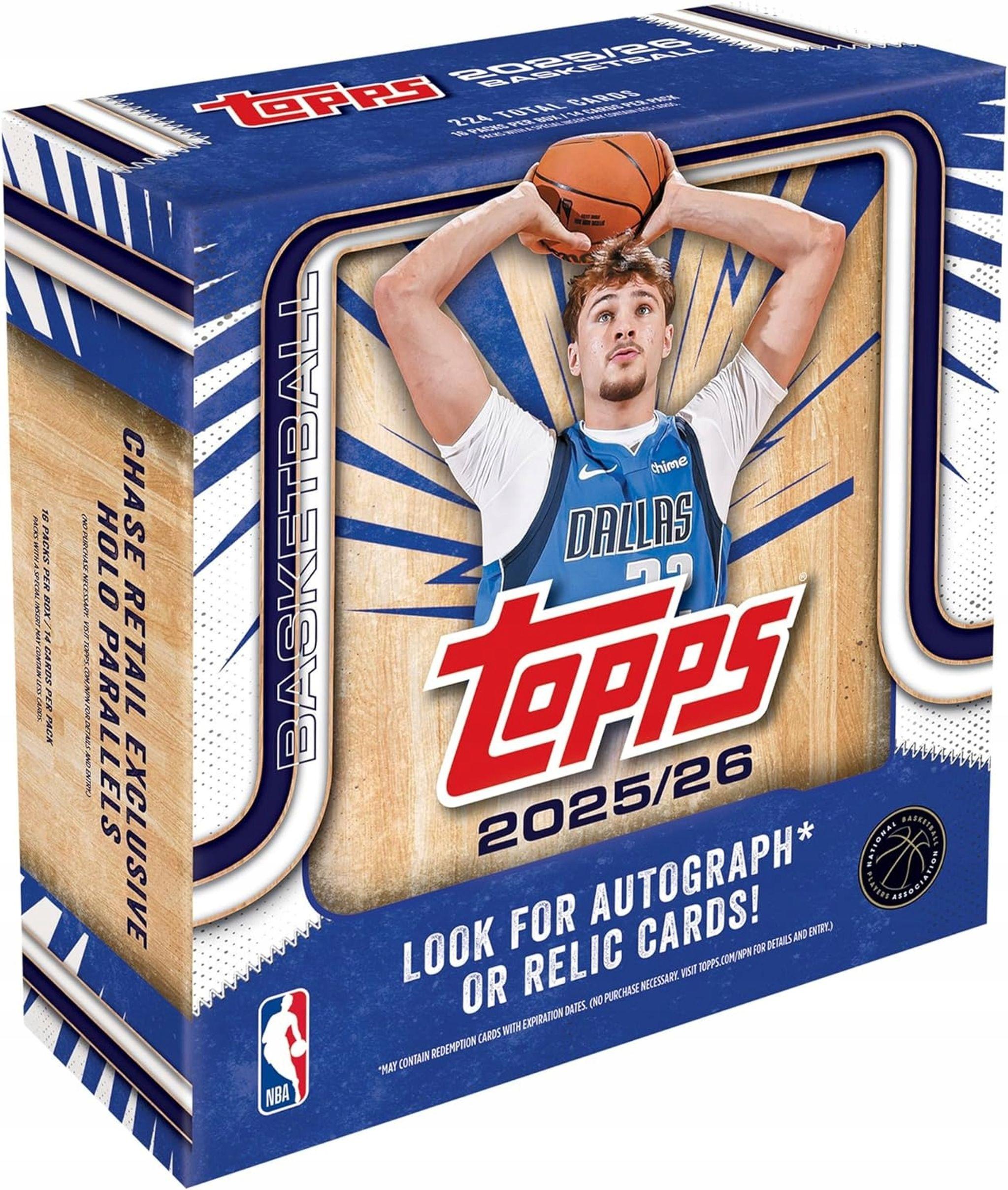 MEGA BOX Topps CHROME 2026 Basketball Cards - Possible Autograph