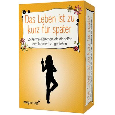 Das Leben ist zu kurz für später – 55 Karma-Kärtchen, die dir helfen, den Moment zu genießen, Sonstige von Alexandra Reinwarth, Mvg, 978-3-7474-0087-6