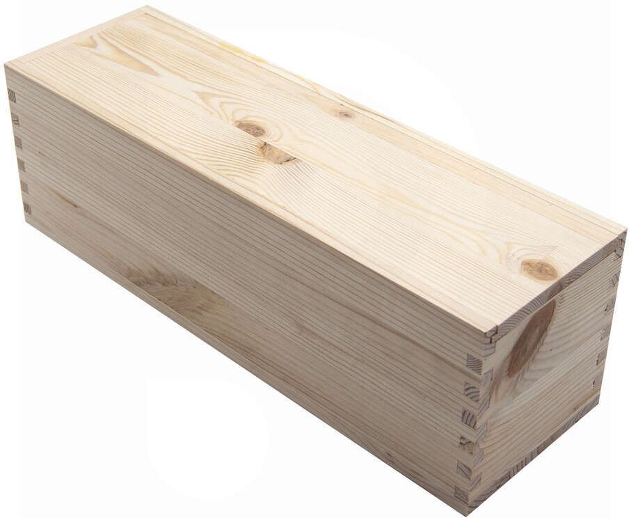 Polsinelli Cassetta in legno 1 posto con coperchio scorrevole (1 pezzo)