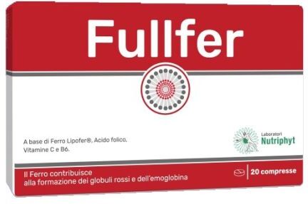 ANVEST HEALTH SpA SOC. BENEFIT Fullfer Integratore di Ferro 20 Compresse