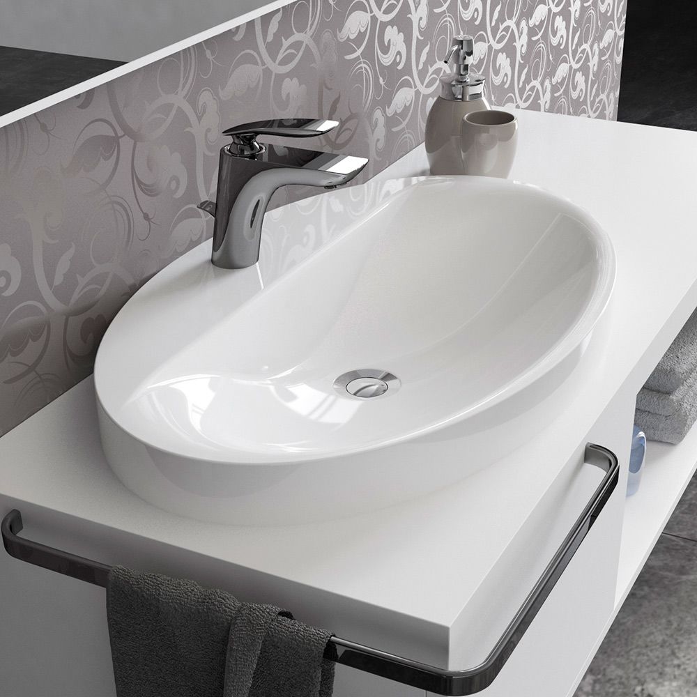 Megabad Profi Collection Architekt 200 Aufsatzwaschtisch 71 x 45 cm