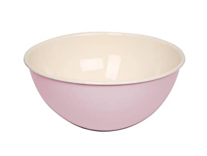 Riess, 0465-006, Obst- und Salatschüssel Ø 26cm, BUNT PASTELL, Vol. (rec.): 3,5 Liter, Made in Österreich, LBH: 27,7x27,7x12,1cm, 0,768kg, Ungiftig, Dauerhaft, Farbecht, Kratzfest, Handgemacht