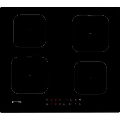 PRIVILEG Induktions-Kochfeld "PS F 71Q60 NE", schwarz, B:59cm H:5,6cm T:52cm, Kochfelder, Booster Induktion - schnelles Erreichen der maximalen Hitze