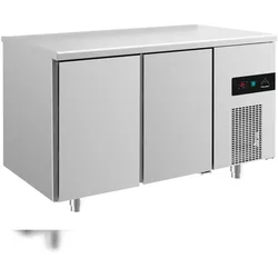Gastro Kühltisch Umluftkühlung 2 Türen, 1400x700x850mm 281l -2/+8°C
