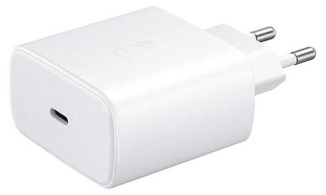 Witte netadapter met 45W Power Delivery
