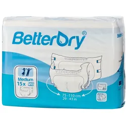 BetterDry M10 Windeln für Erwachsene 4 x 15 = 60 Stück