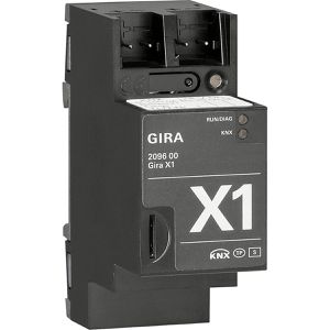 Gira Schaltaktor X1 209600, Server für Smart Home, für Hutschiene, LAN, KNX