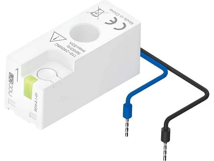 NODON\, compteur d'énergie Zigbee 3.0 bidirectionnel compact\, blanc