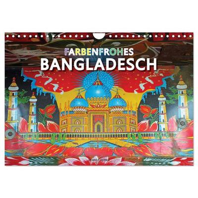 Farbenfrohes Bangladesch (Wandkalender 2026 DIN A4 quer), CALVENDO Monatskalender