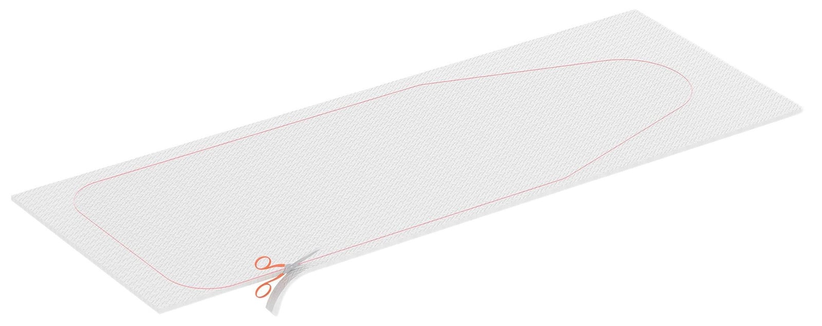 Dripio Strijkplankhoes XL, 100% katoen, 140 x 45 cm