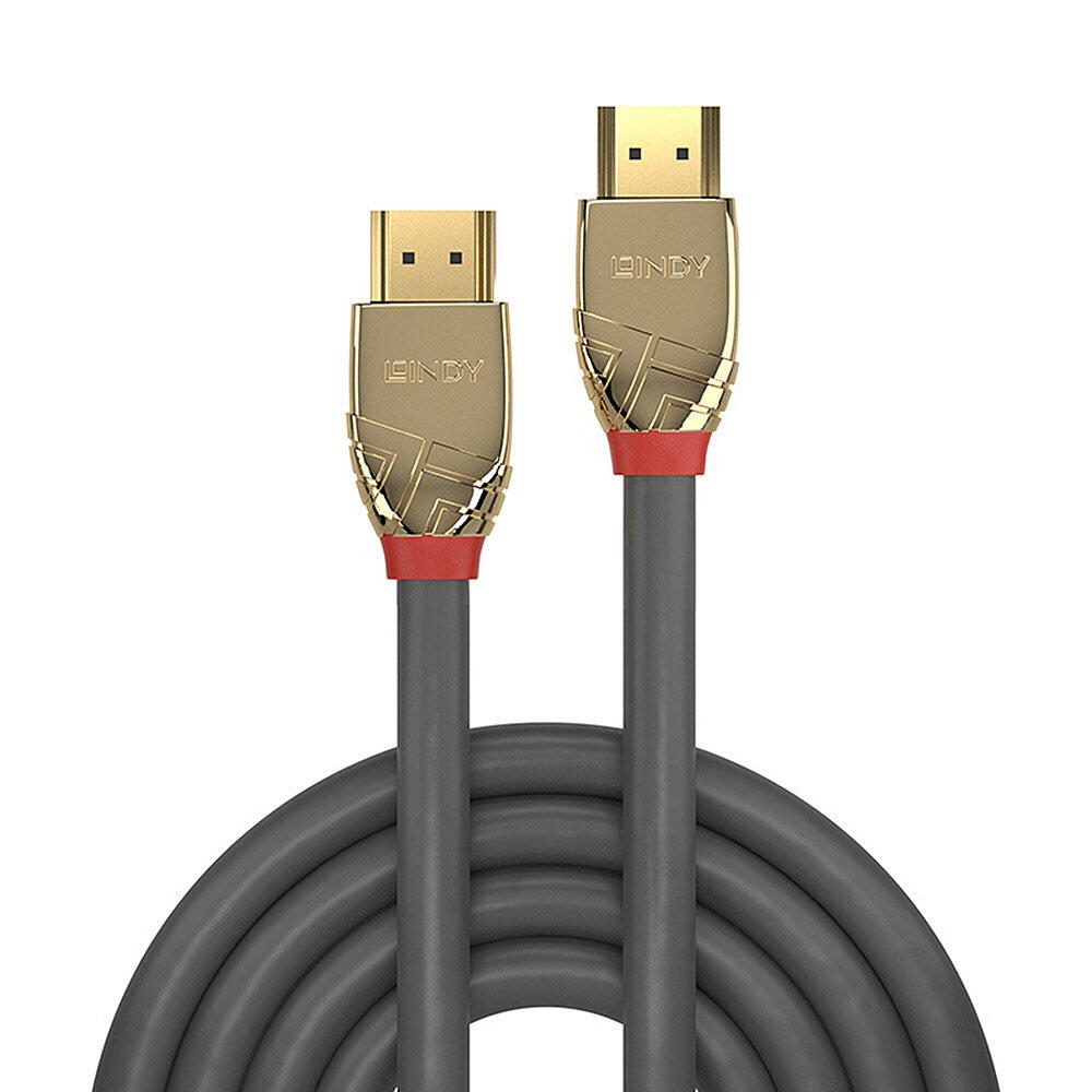 LINDY Ultra High Speed HDMI Kabel Gold Line 1 m 37601