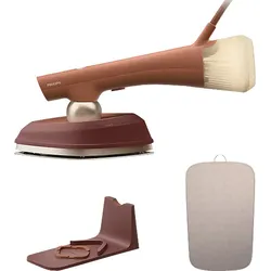 PHILIPS OneTurn GC213/50 - 45g/Min Dauerdampf, 200ml Wasserbehälter mit StyleMat & Dock, SteamGlide Plus; 2-in-1 Bügeleisen Steamer 1800 Watt, 0,85 bar