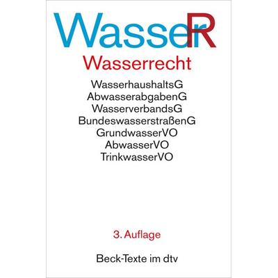 Wasserrecht, Taschenbuch von Michael Reinhardt, dtv, 978-3-406-76188-1