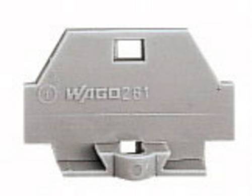 WAGO 260-361 Abschlussplatte Grau