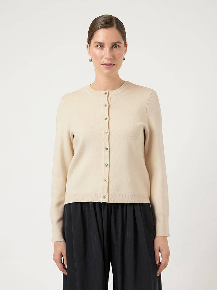 Cardigan "Yas" in Creme - S