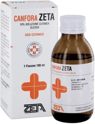 ZETA FARMACEUTICI SpA Zeta Canfora Soluzione Ialuronica 10%, 100 ml