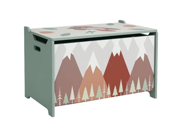 ComfortXL Aufbewahrungskiste De-09543 Grün, 37x60 cm, Babymöbel & Kindermöbel, Babyzimmer, Spielzeugkisten