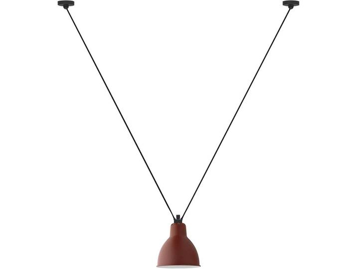 Suspension Lampe Gras 323 L, ronde, rouge – DCW - Salon / séjour - Métal