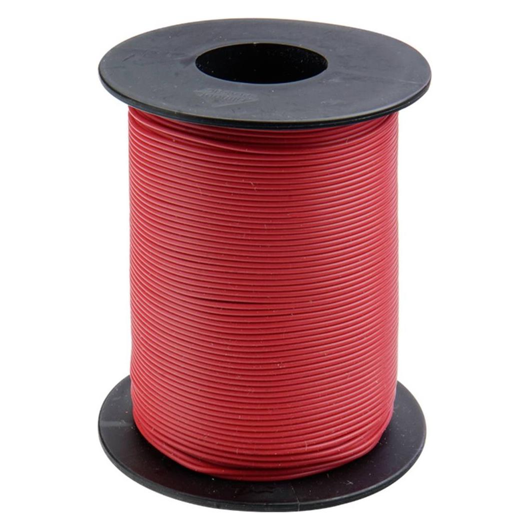 Donau 125-S50-0 Litze 1 x 0.25 mm² Rot 50 m (50 m) (125-S50-0)