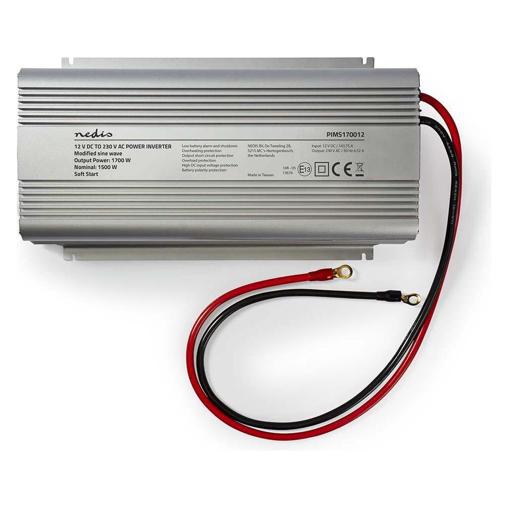 Nedis Power Inverteränderte Sinus-Wellen| Eingangsspannung 12 VDC| (PIMS170012)