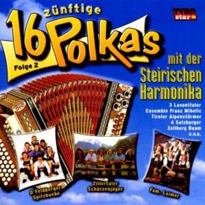 16 Zünftige Polkas Mit Der Steirischen Harmonika - Various, CD