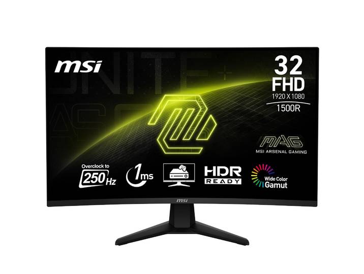 Ecran PC gamer incurvé 32'' MAG 32C6X MSI