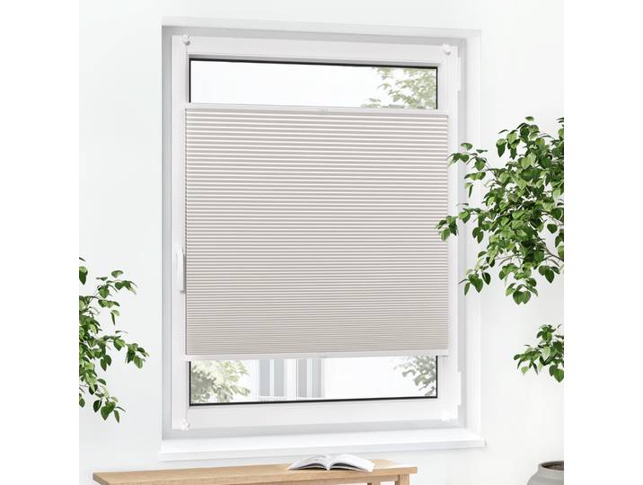 Jalousiescout Wabenplissee Pure verdunkelnd, 35 x 190 cm, beige