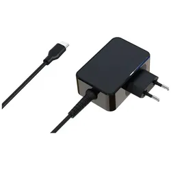LC-Power LC-NB-GAN-45-C Ladegerät für Mobilgeräte Laptop Schwarz AC Drinnen