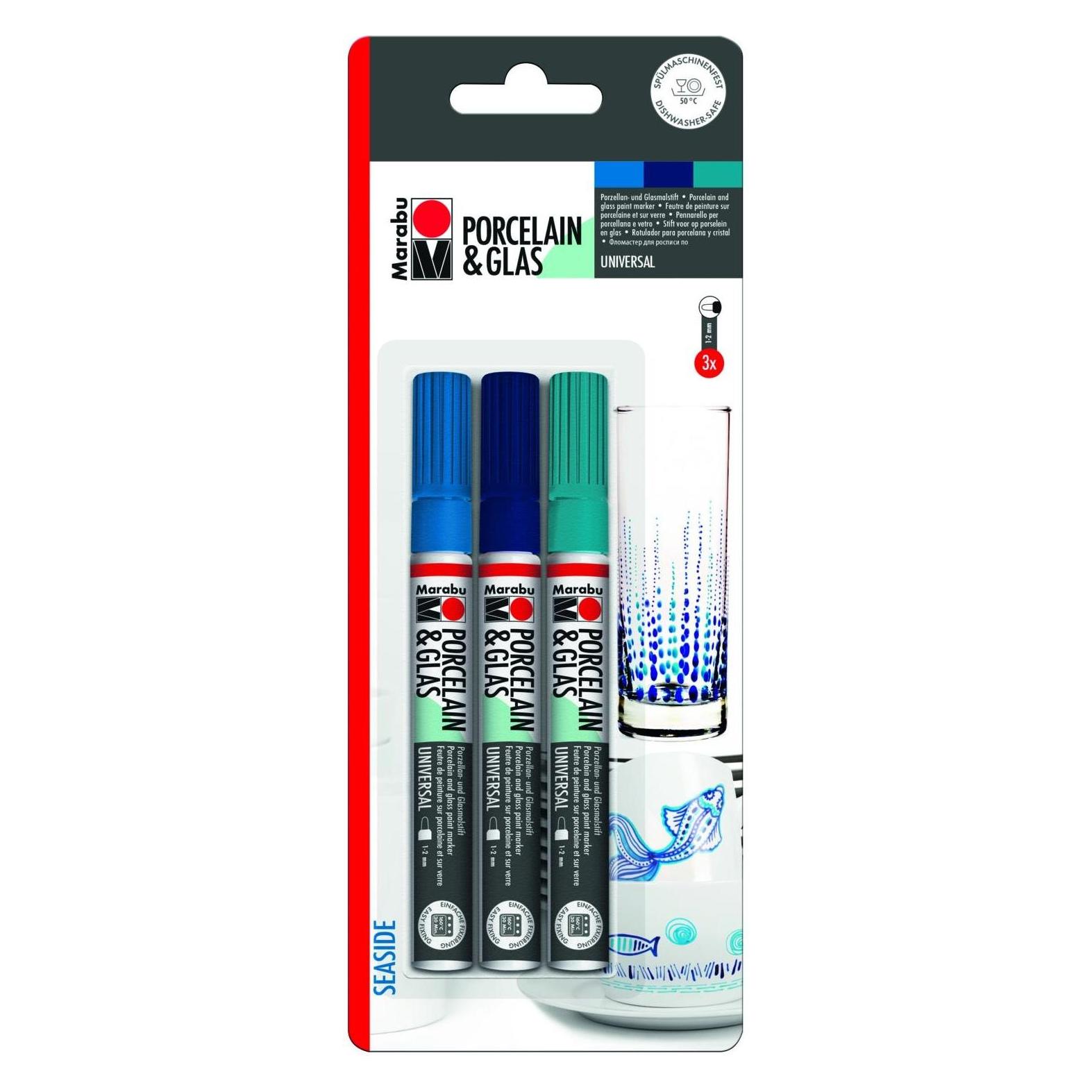 Marabu Porzellan- und Glasmalstift (3x) (012300085)