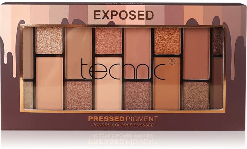 Technic Cosmetics Pressed Pigments eyeshadow palette shade Exposed 29.6 g