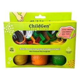 ChildGen Orange, gelbe, grüne Modelliermasse (59052215)