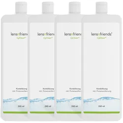 lensnfriends CyCleanAZ - Kombilösung inkl. Proteinentfernung (4x 240ml) früher COOL