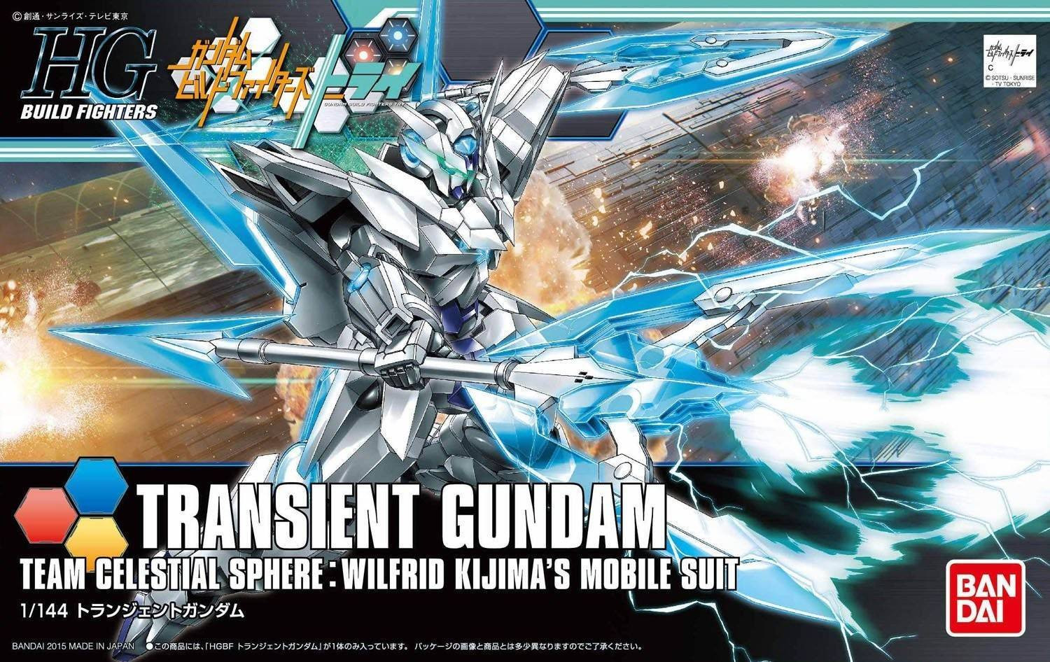 Bandai Model Kit Gunpla HGBF 1/144 Transient Gundam