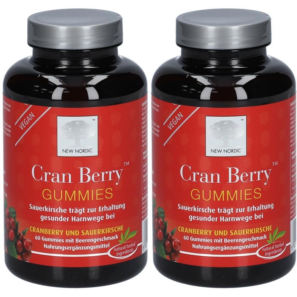 Cranberry Gummies 2x 2x60 St